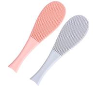 Toddmomy Spazzola per Gatti Set da 2 Texture Lingua di Gatto in Abs, Pettine Massaggiante Pratico per Ridurre Pelo in Casa in Viaggio