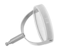 Toddmomy Specchio Riflettente per Microscopio Biologico, Ferro Argento, Doppia Faccia Piano Concavo, Rotazione 360°, per Laboratori e Strumenti Ottici