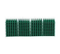 Toddmomy Spuntoni per Piccioni in Plastica Verde 10 Set, Dissuasore Sicuro per Uccelli, Adatto a Superfici Curve e Antenne, Contro Gabbiani e Storni