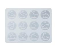 Toddmomy Stampo in Silicone per Gioielli a Forma di Pendente 12 Segni Zodiacali, Resistente e Facile da Usare, per Progetti Artistici e Creazione di Ciondoli