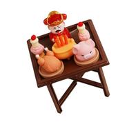 Toddmomy Statua Piccola della Fortuna in Plastica Ornamento da Tavolo Portafortuna Mini Scultura Cinese per Decorazione e Benedizione di Ricchezza