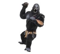 Toddmomy Statuetta Di Gorilla Realistica Scultura Di Scimmia Statua Di Gorilla Animale Selvatico Scimmia Decorazione Per Torta Statuette Di Animali Della Giungla Per Libreria e Scrivania