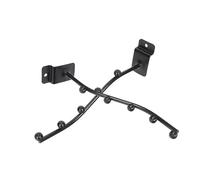 Toddmomy Supporto per Flauto Gancio in Ferro Battuto, Set da 2 Pezzi Scanalatura, Porta Flauto Sospeso Salvaspazio per Esposizione e Conservazione Strumenti a Fiato