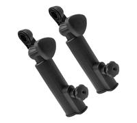 Toddmomy Supporto per Ombrellone da Golf in Plastica Morsetto Regolabile a Clip per Carrelli da Golf Portaombrello Stabile e Leggero per Passeggini Sedie da Spiaggia e Scooter per