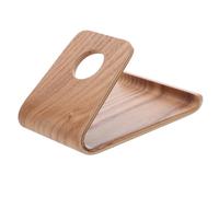 Toddmomy Supporto Telefono Cellulare in Legno Portatile Porta Tablet da Tavolo Ergonomico e Leggero Organizer Minimalista per Ufficio e Casa Compatibile con Smartphone e Tablet