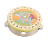 Toddmomy Tamburello Musicale Per Bambini: Giocattolo A Percussione Portatile Per Feste, Apprendimento Montessori, Attività Per Genitori E Figli, Spettacoli, Gioco Interattivo