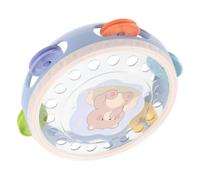 Toddmomy Tamburello per Bambini Educativo Campanellini a Mano Strumento Musicale Portatile per per Sviluppo dell'Intelligenza Design a Cartoni Animati