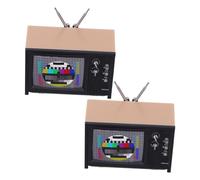 Toddmomy televisivo accessori in miniatura casa delle tv intrattenimento per case delle mini giocattoli per mobili per la casa mini cose TV Prop plastica