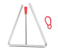 Toddmomy Triangolo Musicale Per Ragazzo Ragazza in Ferro Con Metallico Strumento Percussioni Manuale Per Lezioni Di Musica e Educazione Casa