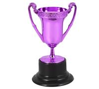 Toddmomy Trofeo Decorazione Sport Award Trofeo Campionato Trofeo Coppe Trofeo Dorato Mini Trofeo Coppa Mini Coppe Premio Vincitore Concorso Trofeo Trofeo Plastica Viola