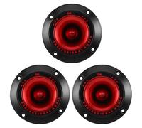 Toddmomy Tromba per Tweeter a Frequenza Elevata per Audio Design Piezoelettrico Avanzato, Struttura Sottile in Plastica e Metallo, Confezione da 3 Pezzi per Sistemi Audio da Palco e Eventi