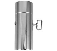 Toddmomy Tubo della Stufa in Acciaio Inossidabile da 76 MM con Valvola Regolabile e Parascintille Canna Fumaria Ignifuga per Stufa da Campeggio Adattatore Rapido Senza Attrezzi per