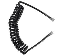 Toddmomy Tubo Flessibile in Silicone Nero per Macchine Facciali, Connessione Stabile e Resistente, Accessorio per Trattamenti di Bellezza a Casa e Professionali