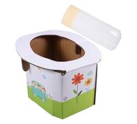 Toddmomy Vasino Bianca Ragazzo Ragazza e in Design Pieghevole Portatile con per Leggero Plastica Completo di Sacchetti Rifiuti per Campeggio e Viaggi