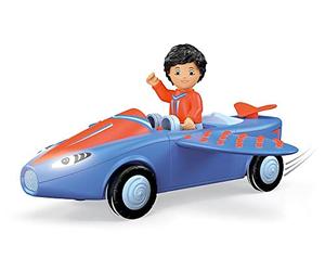 Toddys by siku 0128, Bill Breezy, Aereo a Reazione a 3 Parti con Luci ed Effetti Sonori, Componibile, Con Figurina Mobile Inclusa, Motore a Frizione di Qualità, Blu/Arancione, Da 12 mesi in su