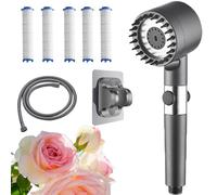 Todear Doccia, Todear Doccia Alta Compressione, Doccino Per Pulifer, Massaggiante Multifunzionale, 3 Modalità Di Getto + Pausa, Tubo Flessibile 1,5m, Risparmio Idrico Ed Energetico (1pcs)