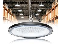 TODEHI UFO Faretto LED Bianco Freddo Lampada da Officina 6500K 1pcs 200W | Super Luminose Bianco Freddo Industriale Faretto, IP65 Impermeabile Lampada LED per Garage Magazzini Fabbrica Parcheggio