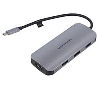 TODHB Hub USB 3.0 grigio Numero di porte: 5 0,15 m ABS, alluminio VENTION
