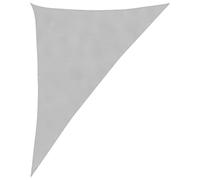 Todiikf Tenda parasole triangolare, 2,5 x 2,5 x 3,5 m, in tessuto Oxford, resistente al vento, con fissaggio in acciaio inox, per terrazza, balcone, giardino e campeggio