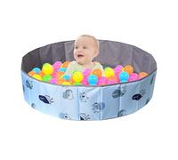 Todler Ball Pit - Piscina creativa per animali domestici, piscina con palline per giochi all'aperto, acqua portatile per bambini, pieghevole, in tessuto Oxford, per casa, giardino, cortile, non c'è