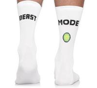 TODO - Calze da ciclismo traspiranti per uomo e donna, con motivo decorativo, utilizzabili anche come calze per la corsa, 43-46