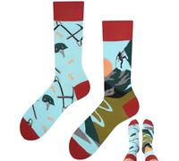 TODO Colours Calzini divertenti con motivo - Multicolori, Colorati, Pazzi per la gioia di vivere, Calze Arrampicata, 35-38