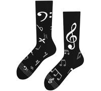 TODO Colours Calzini divertenti con motivo - Multicolori, Colorati, Pazzi per la gioia di vivere, Calzini con note basse, 39-42