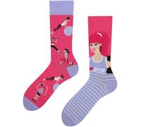 TODO Colours Calzini divertenti con motivo - Multicolori, Colorati, Pazzi per la gioia di vivere, Gym-Queen, 39-42