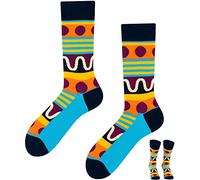 TODO COLOURS Calzini fantasia - Lollipop - Calze divertenti - fantasie, pois, colori, etnici (43-46, Lollipop)