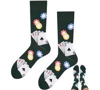 TODO Colours - Calzini spiritosi con fantasie divertenti, multicolore, gioiosi e pieni di vita, 43-46