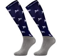 TODO Comodo STPJM Calze Equitazione Bambina Donna Estivi, sottile, traspirante | Calzini da Equitazione Ragazza Ragazzo (35-38, STPJM - Horses 03)
