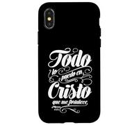 Todo lo puedo en Cristo que me fortalece. Custodia per iPhone X/XS
