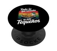 Todo Que Necesito Es Más Tequeños PopSockets PopGrip Adesivo
