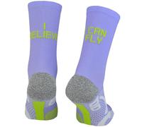 TODO RUNNING RAID - Calzini da corsa a quarti, imbottitura tecnica anti-vesciche, DryTex. Calzini funzionali colorati per Maratone, Fare Jogging
