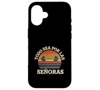 Todo Sea Por Las Señoras Bodybuilder Gym Exercise - Custodia per iPhone 16