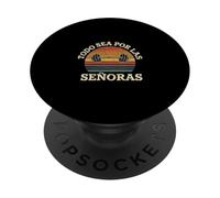 Todo Sea Por Las Señoras Bodybuilder Gym Exercise - PopSockets PopGrip Adesivo