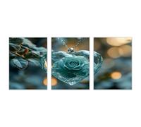 TODOAA 3 pezzi Piante Stampe e Decorazione Murale Arte floreale moderna Camera da Letto Cucina Quadri- Moderni Soggiorno Immagini Parete Botaniche(Bianco)-30x45cmx3 Non incorniciato