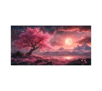 TODOAA Albero della vita Stampa su tela Pittura Immagini naturali dell'albero di montagna Moderni Astratti Murale Poster, da parete Decorazioni da parete soggiorno Cucina-50x100cm Non incorniciato
