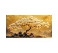 TODOAA Albero della vita Stampa su tela Pittura Pittura moderna del paesaggio dell'albero Moderni Astratti Murale Poster, da parete Decorazioni da parete soggiorno Cucina-30x60cm Non incorniciato