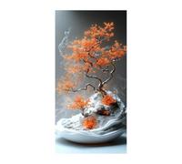 TODOAA Astratto Quadri Soggiorno Albero della vita Moderna opera d'arte astratta dell'albero Stampa su tela -Moderni Poster da parete Camera da letto Ufficio Decorazioni-50x100cm Non incorniciato