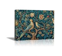 TODOAA Astratto Quadri Soggiorno Grande Albero della vita Immagini colorate dell'albero Moderni Stampe Su Tela -Camera Da Letto Bagno Cucina Ufficio Pranzo(Blu 34)-30x40cm Incorniciato