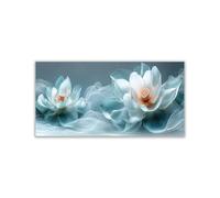 TODOAA Piante Stampe e Decorazione Murale Opere floreali astratte Camera da Letto Cucina Quadri- Moderni Soggiorno Immagini Parete Botaniche(Blu 6)-40x80cm Non incorniciato