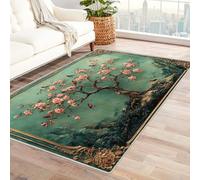 TODOAA Tappeto Salotto Morbido Natura Albero Tramonto modello Antiscivolo Scendiletto Camera da Letto Tappeti, Lavabili per Salotto Cameretta Bambino Ufficio pranzo(Rosa 64)-180x270cm
