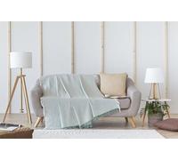 Todocama - Copriletto multiuso per divano, coperta in pile, plaid per letto, copriletto, copriletto, copriletto, copriletto, jarapas, prodotto in Spagna, classico. (125 x 180 cm, verde)