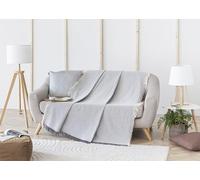 Todocama - Copriletto multiuso per divano, coperta in pile, plaid per letto, copriletto, copriletto, copriletto, copriletto, jarapas, prodotto in Spagna, classico. (125 x 180 cm, grigio scuro)