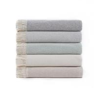 Todocama, Copriletto multiuso per divano, coperta in pile, plaid per letto, copriletto, prodotto in Spagna, in tinta unita (230 x 260 cm, beige sabbia)