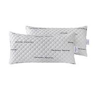 Todocama - Cuscino viscoelastico in carbonio con fiocchi 100% viscoelastici, tessuto strech di carbonio. Firmezza media - alta (tutte le misure disponibili). (confezione 2 x 75 cm)