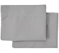 Todocama - Set di 2 federe per cuscino, in microfibra extra morbida, ipoallergenica, set da 2 - 120 x 40 cm grigio chiaro