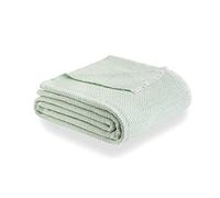 Todocama - Todocama - Coperta in cotone extra morbido, quattro stagioni, copriletto multiuso, plaid per letto, coperta in pile, copriletto, copridivano. (120x180cm, verde menta).