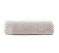 Todocama, Trapunta multiuso per divano, coperta, plaid per letto, copridivano, prodotta in Spagna, motivo a spina di pesce, (230 x 260 cm, beige sabbia)